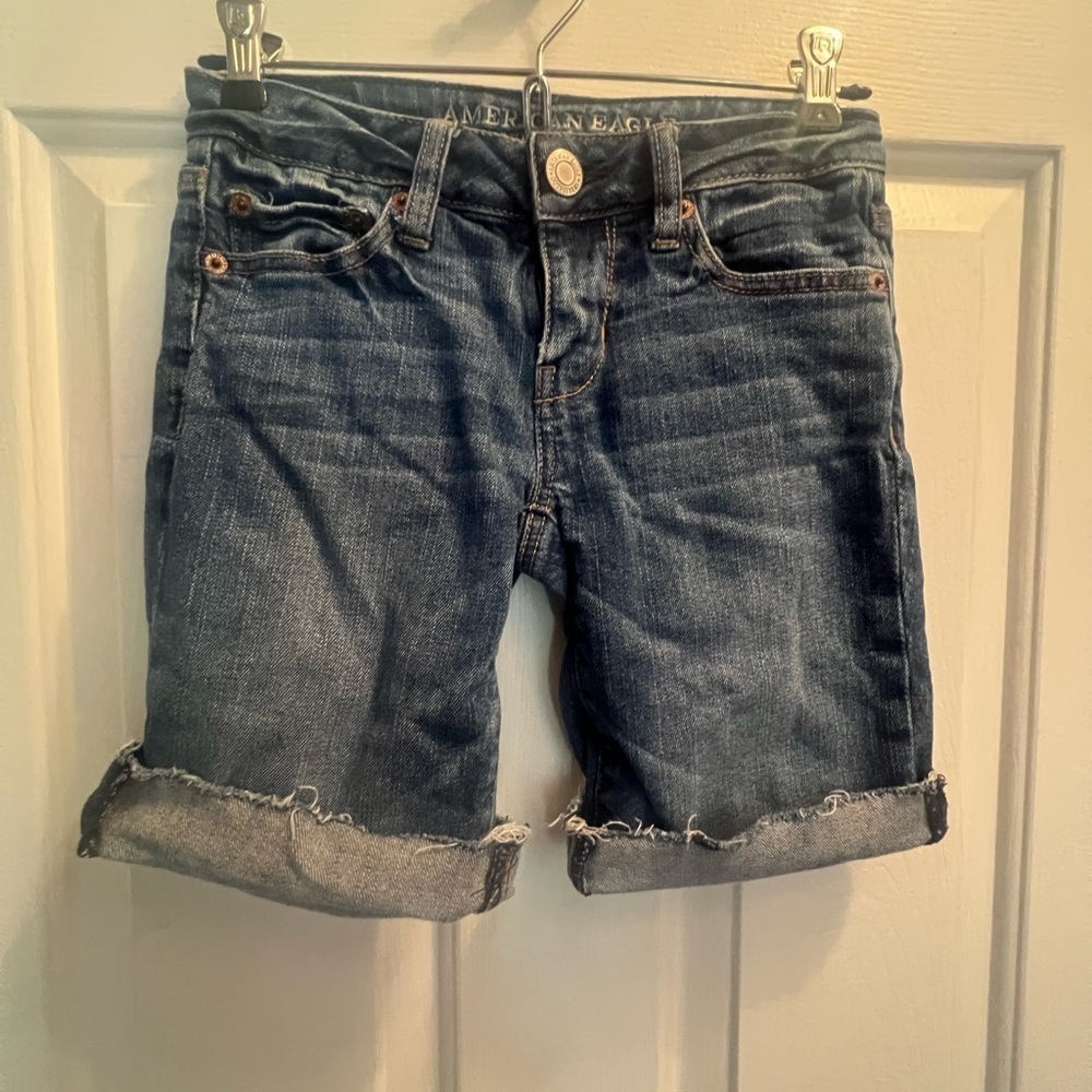 American Eagle Outfitters Blue Jean Shorts Classic Style